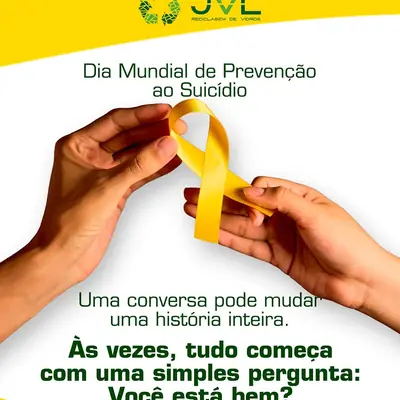 Publicação do Setembro Amarelo: Dia Mundial de Prevenção ao Suicídio